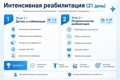 Реабилитация за 21 день в Бугульме